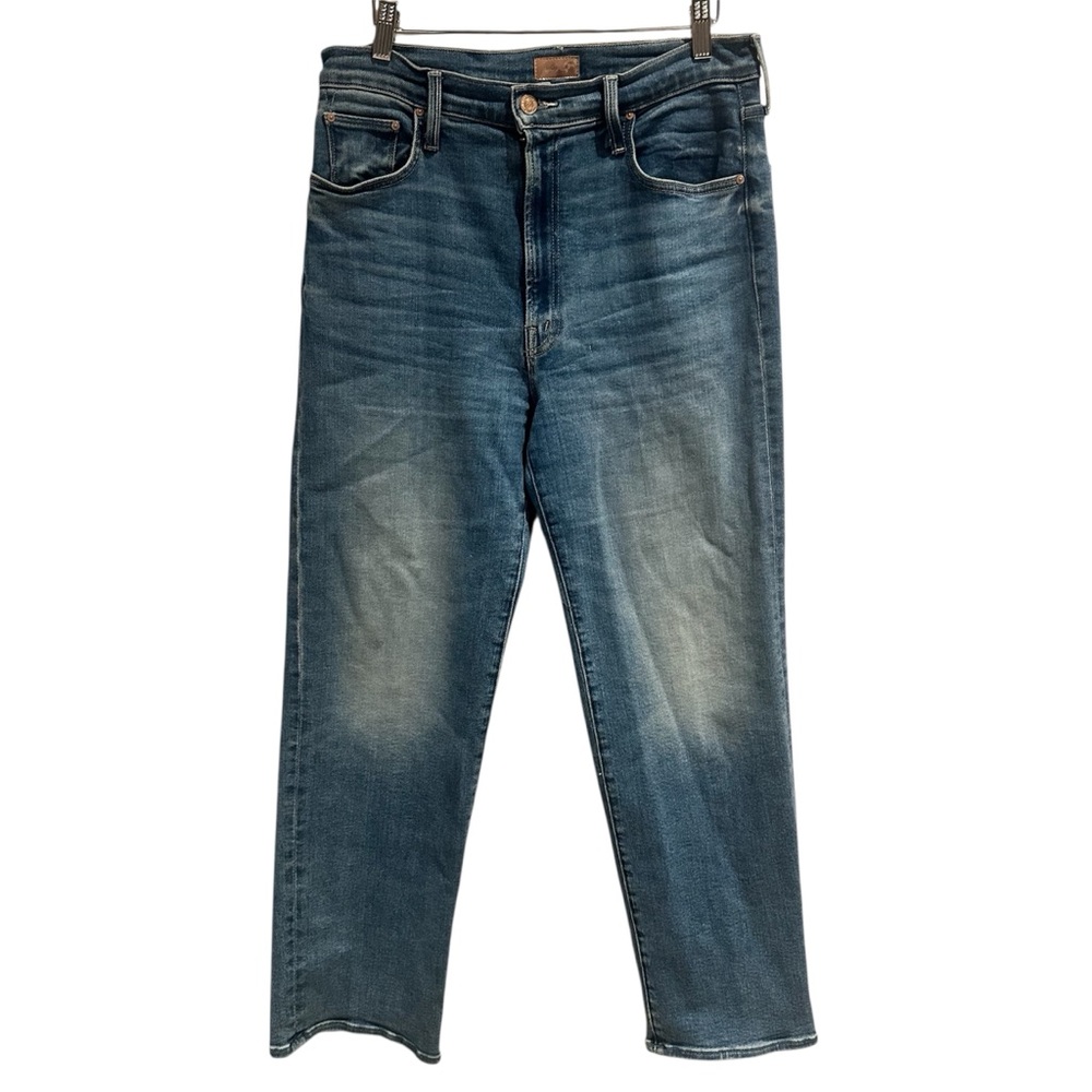 Mother The Rambler Zip Flood Jeans Out of the‎ Blue Size 30
